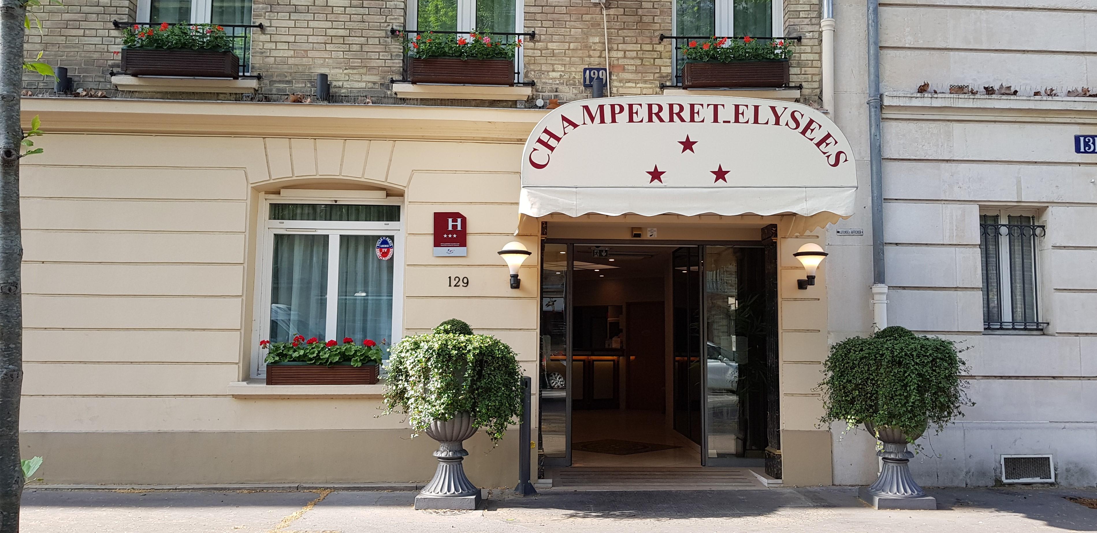 Hotel Champerret Elysees París Exterior foto