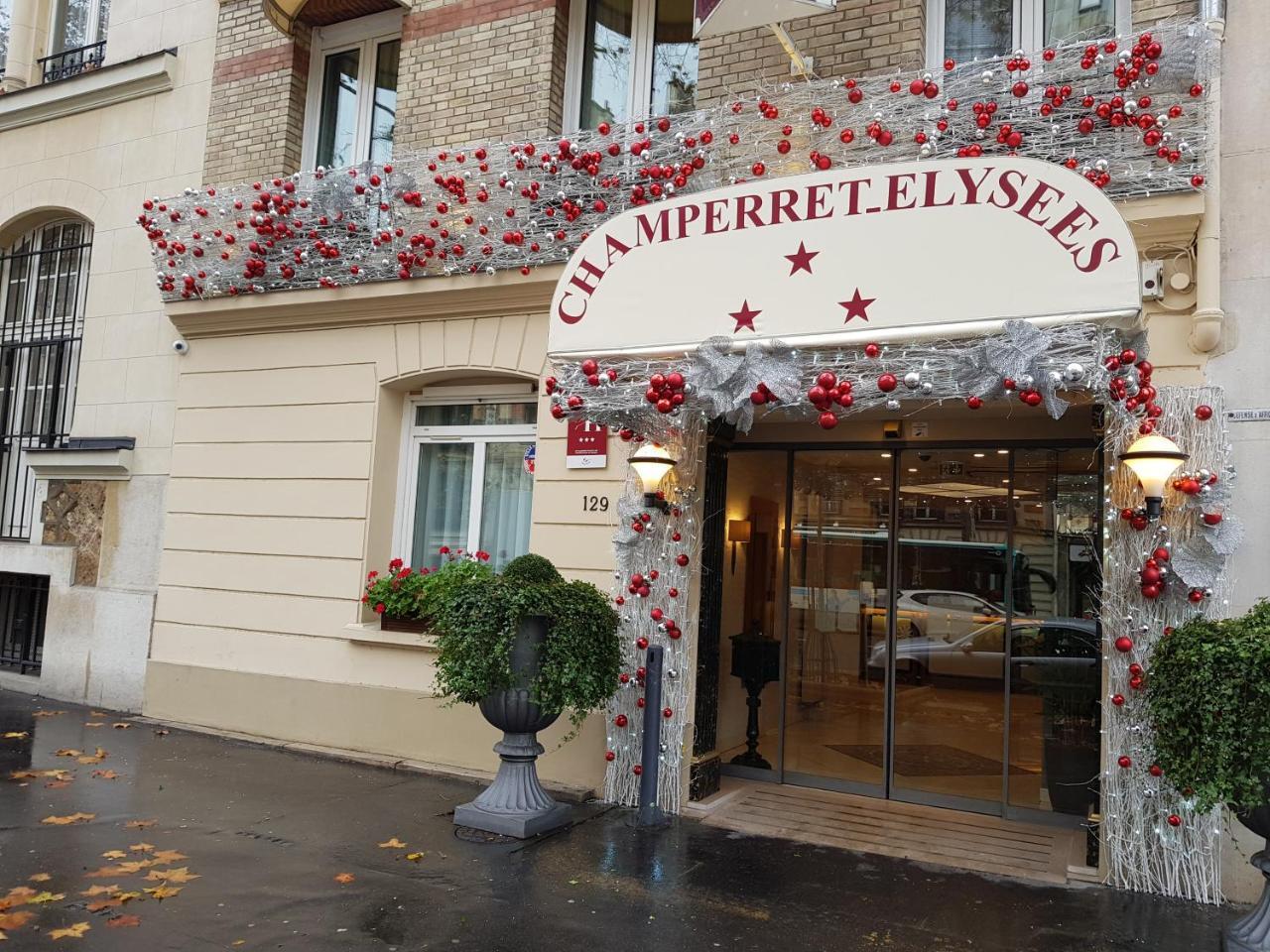 Hotel Champerret Elysees París Exterior foto