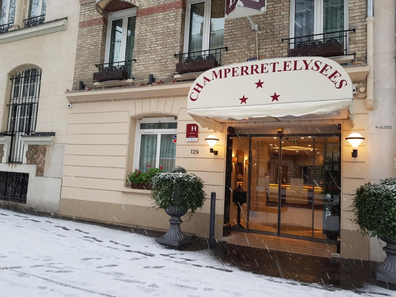 Hotel Champerret Elysees París Exterior foto